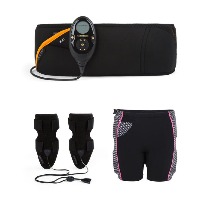 Slendertone Women's Ultimate Toning Bundle (Abs7 Toning Belt + Bottom Toner + Arm's Toner)